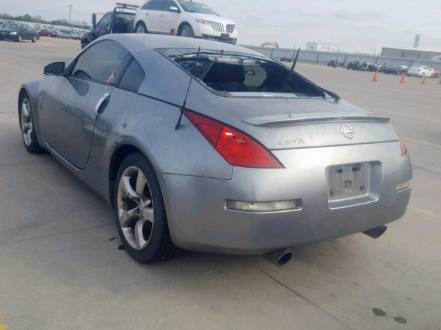 JN1AZ34E15M653523 - 2005 NISSAN 350Z COUPE GRAY photo 3