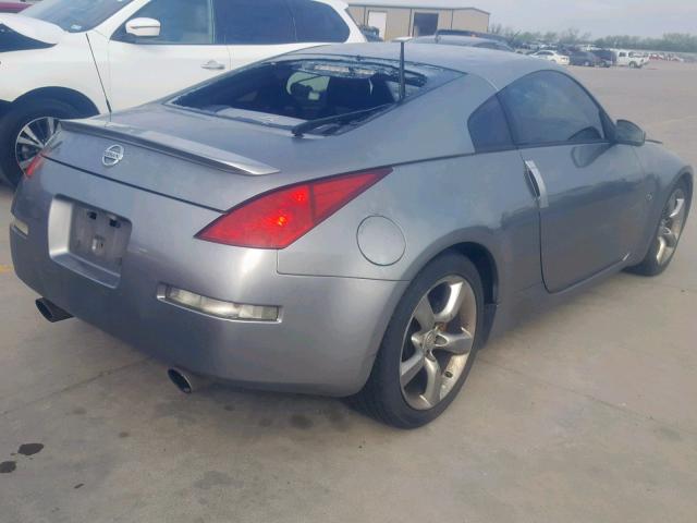 JN1AZ34E15M653523 - 2005 NISSAN 350Z COUPE GRAY photo 4