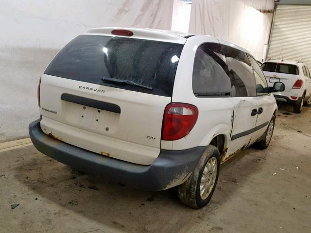 1D4GP21R27B123545 - 2007 DODGE CARAVAN C/ WHITE photo 4