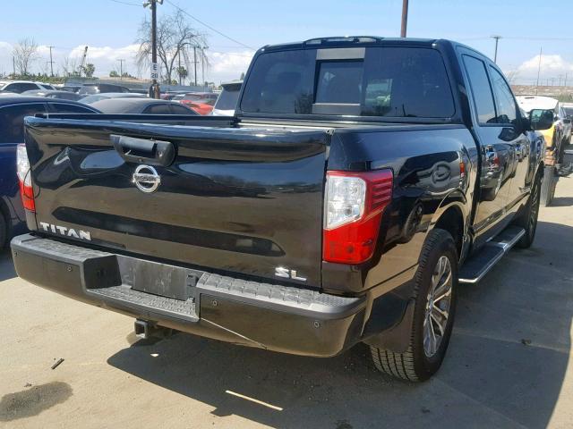 1N6AA1E64HN516247 - 2017 NISSAN TITAN SV BLACK photo 4