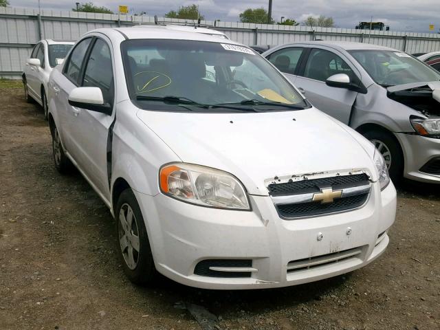 KL1TD5DEXBB121573 - 2011 CHEVROLET AVEO LS WHITE photo 1