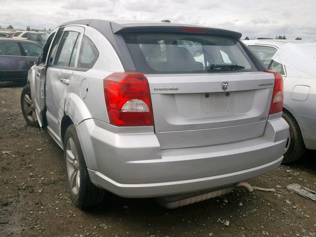 1B3CB4HA0AD586836 - 2010 DODGE CALIBER SX SILVER photo 3