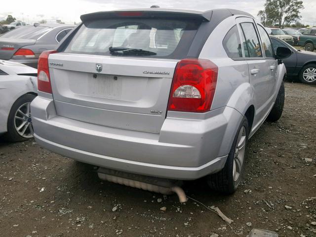 1B3CB4HA0AD586836 - 2010 DODGE CALIBER SX SILVER photo 4