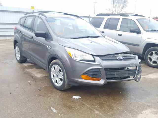 1FMCU0F76EUA82611 - 2014 FORD ESCAPE S GRAY photo 1