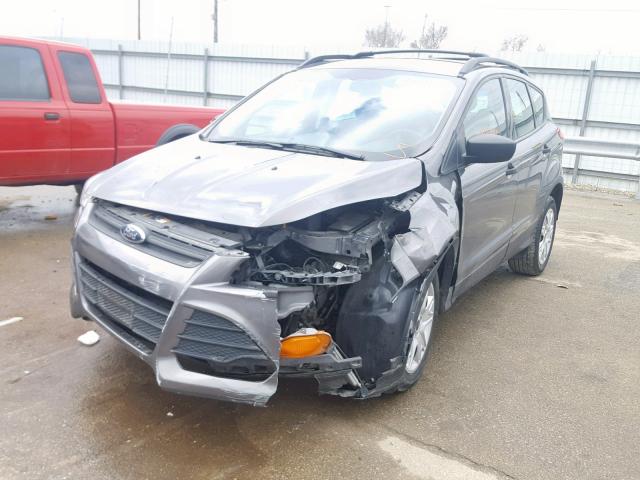 1FMCU0F76EUA82611 - 2014 FORD ESCAPE S GRAY photo 2