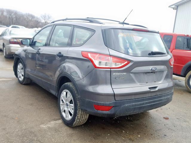 1FMCU0F76EUA82611 - 2014 FORD ESCAPE S GRAY photo 3