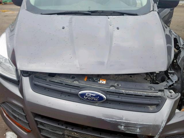 1FMCU0F76EUA82611 - 2014 FORD ESCAPE S GRAY photo 7