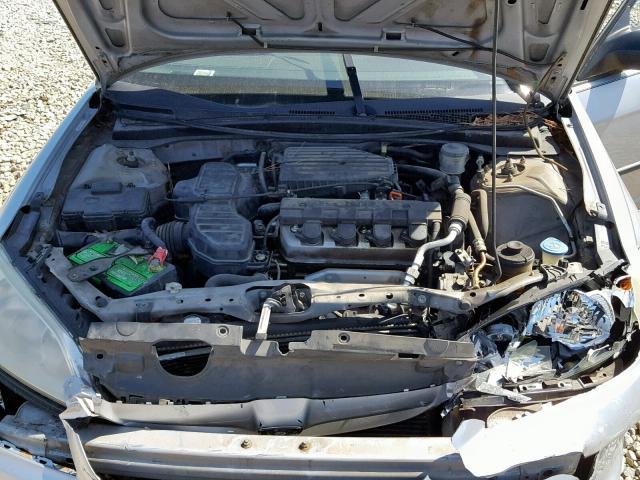 2HGES16474H632562 - 2004 HONDA CIVIC DX GRAY photo 7