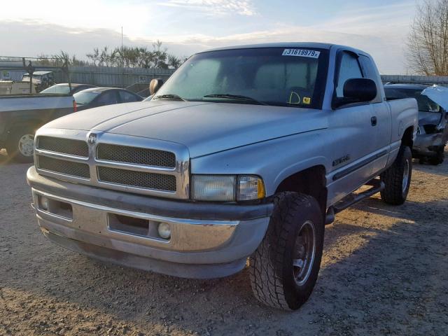 1B7HF13Z31J575836 - 2001 DODGE RAM 1500 SILVER photo 2