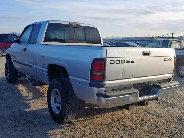 1B7HF13Z31J575836 - 2001 DODGE RAM 1500 SILVER photo 3