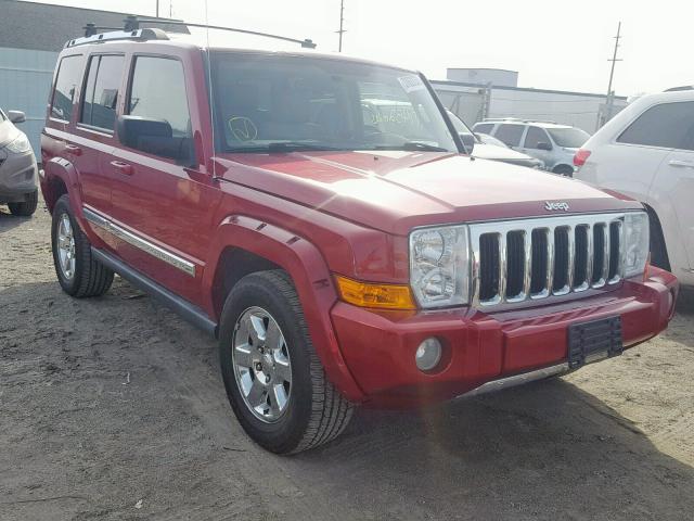 1J8HG58N36C129958 - 2006 JEEP COMMANDER RED photo 1