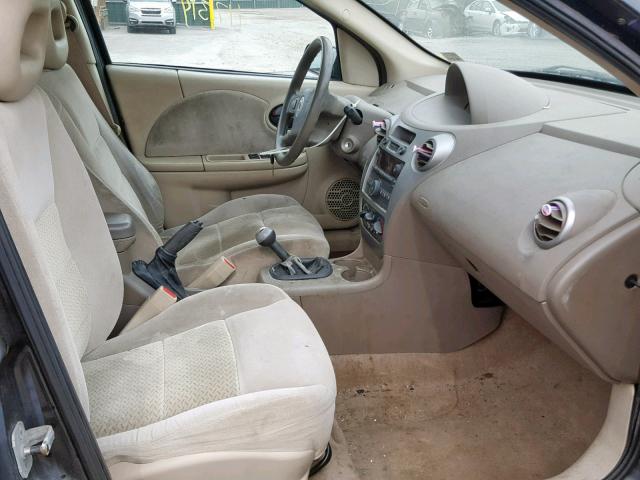 1G8AK55BX6Z181063 - 2006 SATURN ION LEVEL BLACK photo 5