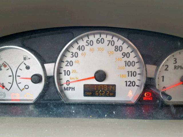 1G8AK55BX6Z181063 - 2006 SATURN ION LEVEL BLACK photo 8