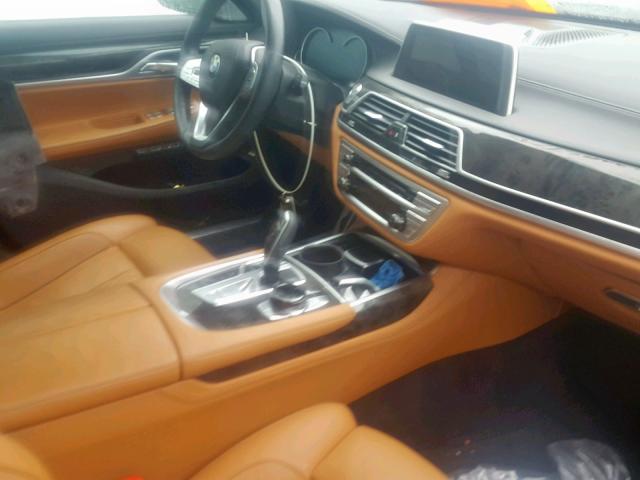 WBA7F0C39HGM21606 - 2017 BMW 750 I BLACK photo 5