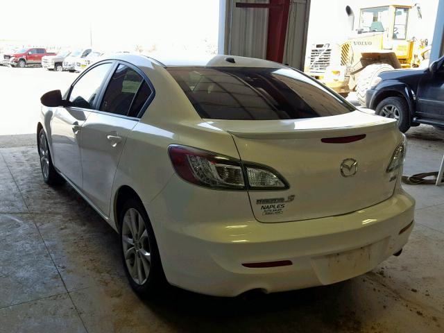 JM1BL1S60A1292011 - 2010 MAZDA 3 S WHITE photo 3