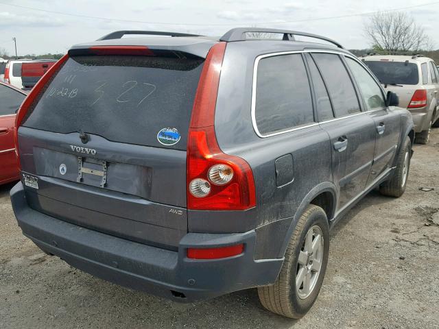 YV4CM592X61281078 - 2006 VOLVO XC90 GRAY photo 4