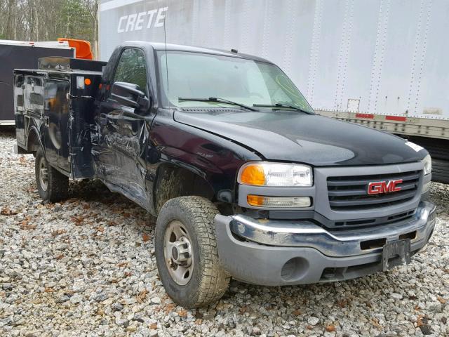 1GDHC24U15E151096 - 2005 GMC SIERRA C25 BLACK photo 1