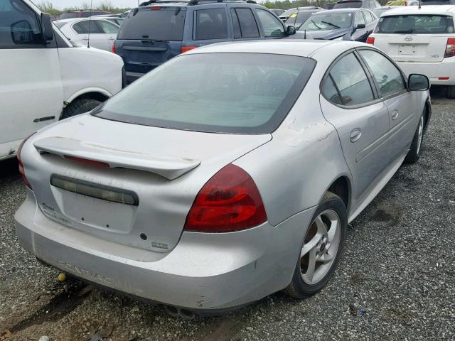 2G2WR524641128187 - 2004 PONTIAC GRAND PRIX SILVER photo 4