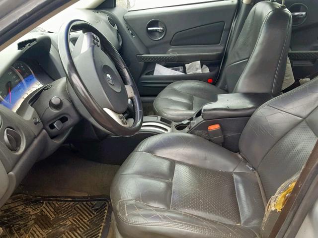 2G2WR524641128187 - 2004 PONTIAC GRAND PRIX SILVER photo 5