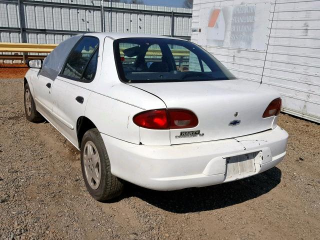 1G1JF524017240084 - 2001 CHEVROLET CAVALIER L WHITE photo 3