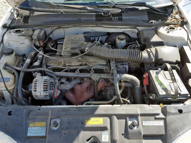 1G1JF524017240084 - 2001 CHEVROLET CAVALIER L WHITE photo 7