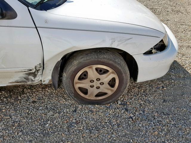 1G1JF524017240084 - 2001 CHEVROLET CAVALIER L WHITE photo 9