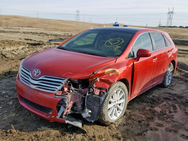 4T3BE11A39U008058 - 2009 TOYOTA VENZA RED photo 2