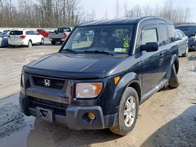 5J6YH28726L001161 - 2006 HONDA ELEMENT EX BLACK photo 2