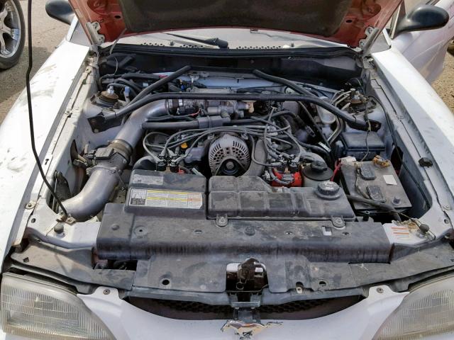 1FALP42X7TF154044 - 1996 FORD MUSTANG GT WHITE photo 7