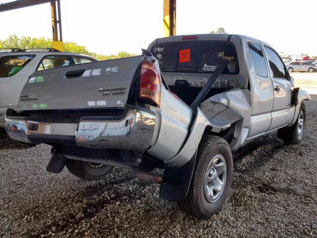 5TETU62N07Z340367 - 2007 TOYOTA TACOMA PRE SILVER photo 4