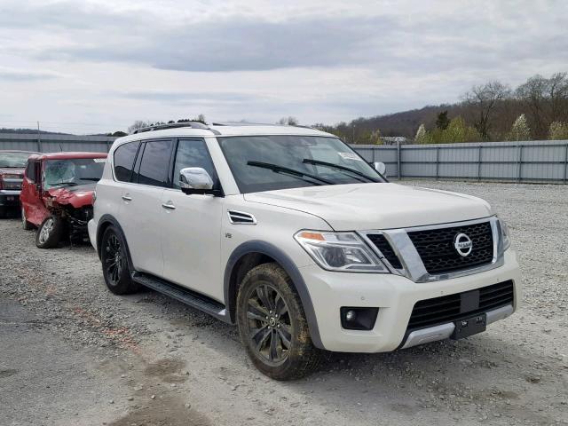 JN8AY2NE3J9730998 - 2018 NISSAN ARMADA PLA WHITE photo 1