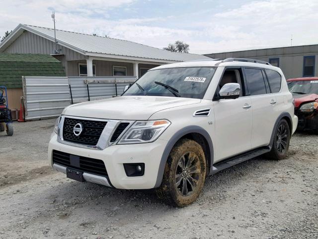 JN8AY2NE3J9730998 - 2018 NISSAN ARMADA PLA WHITE photo 2