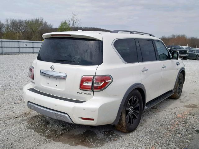 JN8AY2NE3J9730998 - 2018 NISSAN ARMADA PLA WHITE photo 4