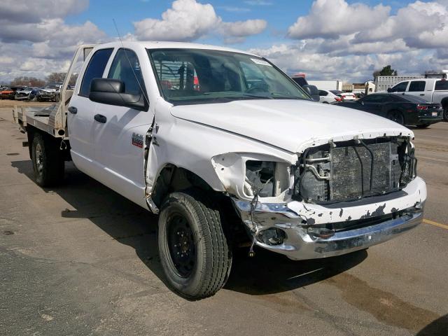 3D7MX38A08G142261 - 2008 DODGE RAM 3500HD WHITE photo 1