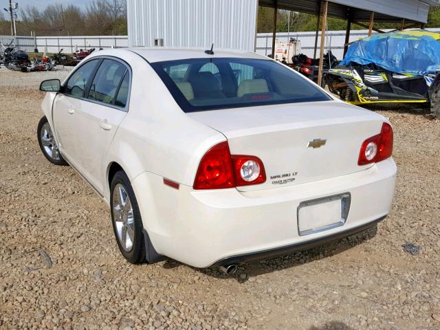 1G1ZD5EB7AF213280 - 2010 CHEVROLET MALIBU 2LT WHITE photo 3