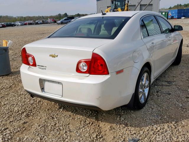 1G1ZD5EB7AF213280 - 2010 CHEVROLET MALIBU 2LT WHITE photo 4