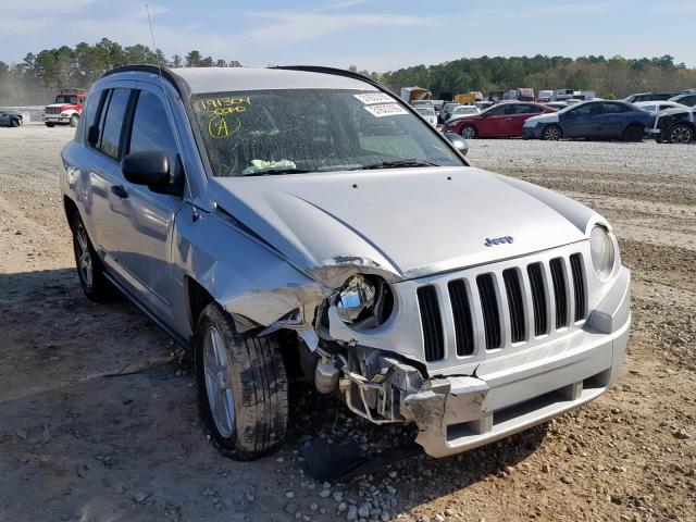 1J8FT47078D713862 - 2008 JEEP COMPASS SP Күміс фото 1