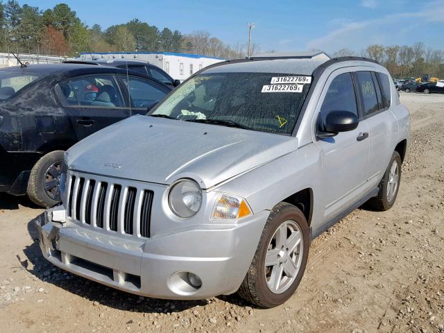 1J8FT47078D713862 - 2008 JEEP COMPASS SP Күміс фото 2