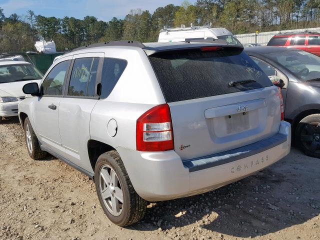 1J8FT47078D713862 - 2008 JEEP COMPASS SP Күміс фото 3