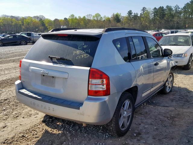 1J8FT47078D713862 - 2008 JEEP COMPASS SP Күміс фото 4