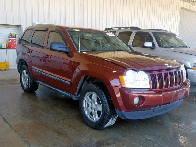 1J8GS48K87C658544 - 2007 JEEP GRAND CHER RED photo 1