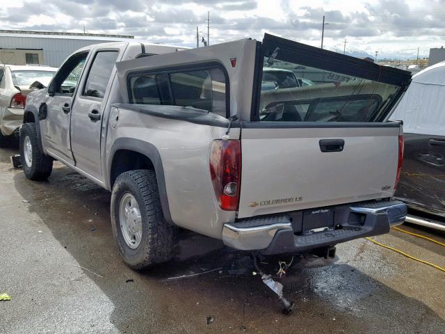 1GCDT138058267129 - 2005 CHEVROLET COLORADO TAN photo 3