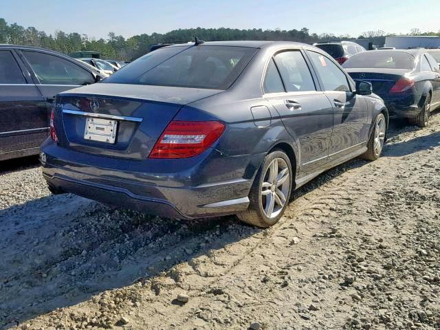 WDDGF4HB0DR292072 - 2013 MERCEDES-BENZ C 250 GRAY photo 4