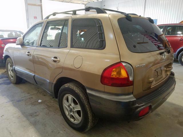 KM8SC73D94U674326 - 2004 HYUNDAI SANTA FE GLS  photo 3