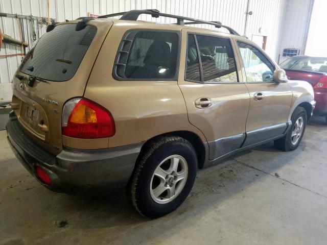 KM8SC73D94U674326 - 2004 HYUNDAI SANTA FE GLS  photo 4