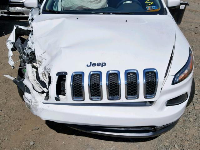 1C4PJMCS3GW194398 - 2016 JEEP CHEROKEE L WHITE photo 7