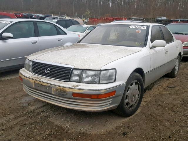 JT8UF11E2R0192839 - 1994 LEXUS LS 400 WHITE photo 9