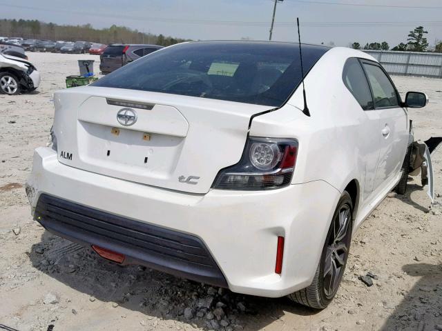 JTKJF5C76FJ003943 - 2015 TOYOTA SCION TC WHITE photo 4