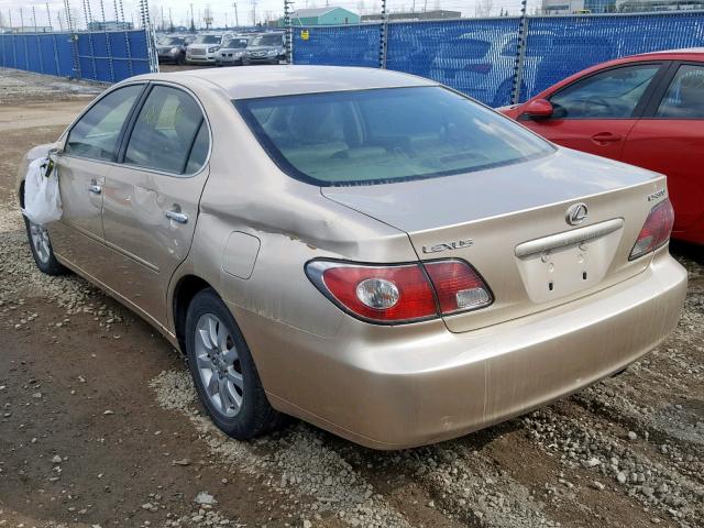 JTHBF30G325016932 - 2002 LEXUS ES 300 TAN photo 3