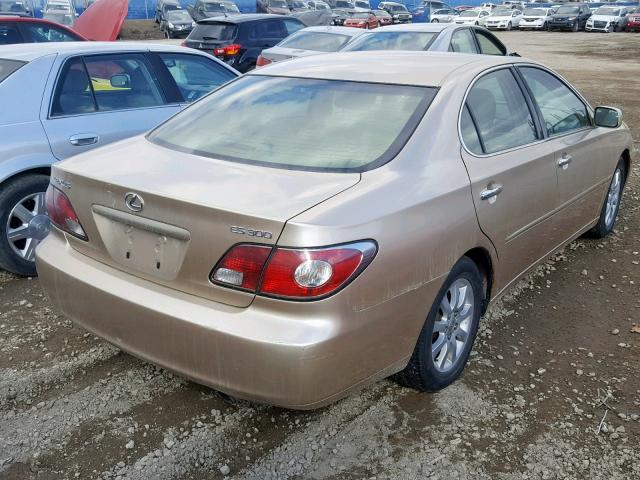 JTHBF30G325016932 - 2002 LEXUS ES 300 TAN photo 4